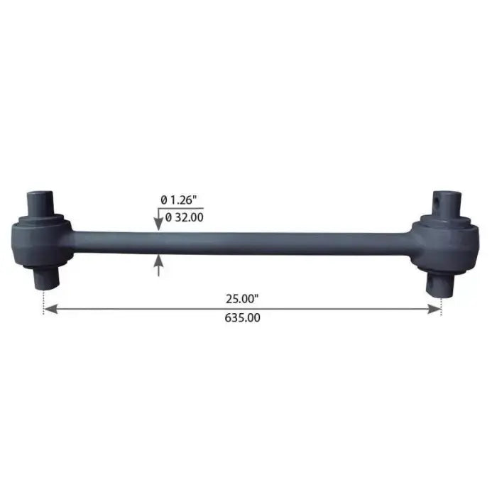 Fortpro Torque Rod with Bushing Compatible with Kenworth