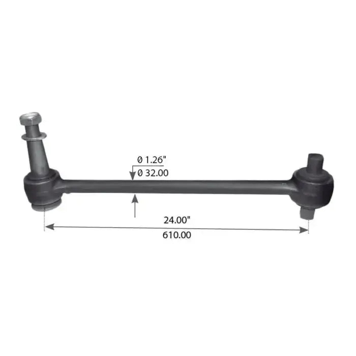 Fortpro Torque Rod with Bushing Compatible with Kenworth