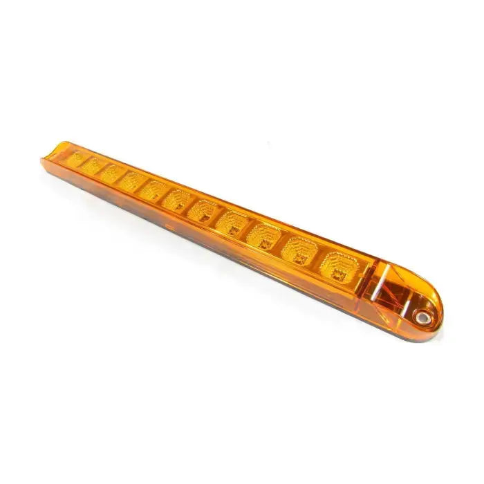 11 Led Light Bar Inner Chrome Reflector - Colored - Amber |