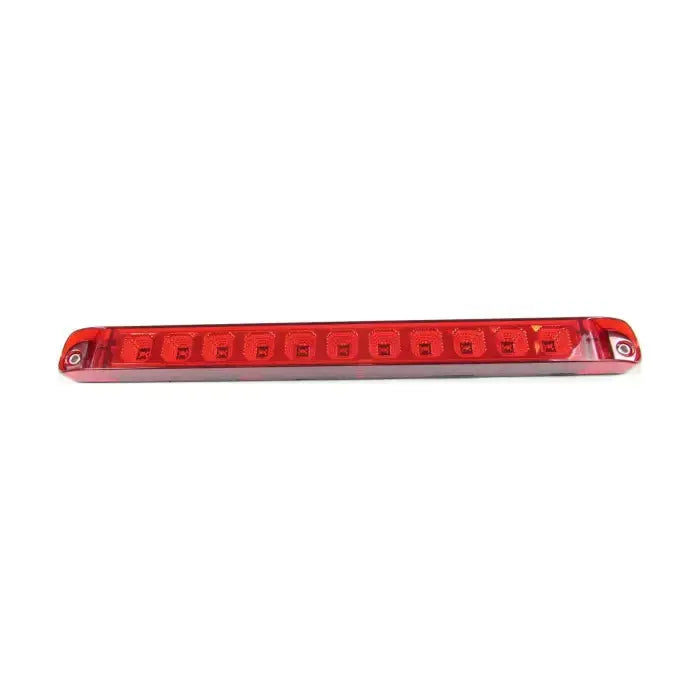 11 Led Light Bar Inner Chrome Reflector - Colored - Red |