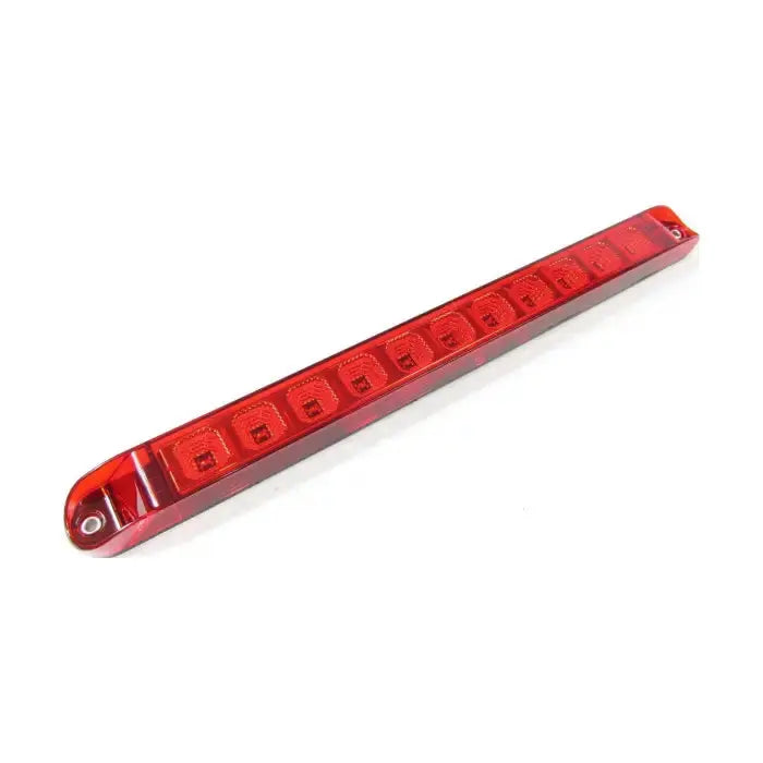 11 Led Light Bar Inner Chrome Reflector - Colored - Red |