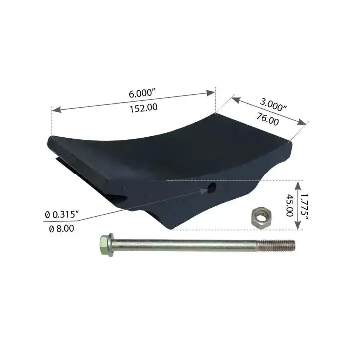 Fortpro Insulator Pad Compatible with Volvo Rear Corporate