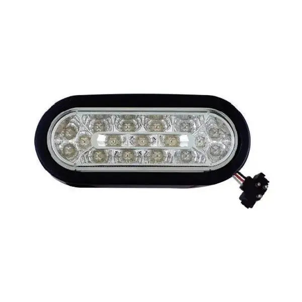 6 Oval Marker Light 17 LED Kit - Amber - Clear | F235529 -