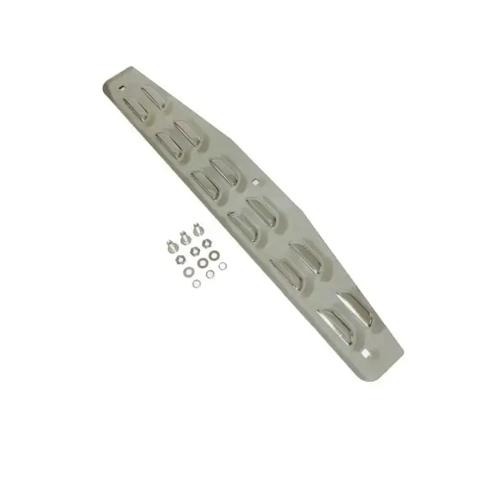 Fortpro 24 X 4 Chrome Mud Flap Bottom Plate(Louver)