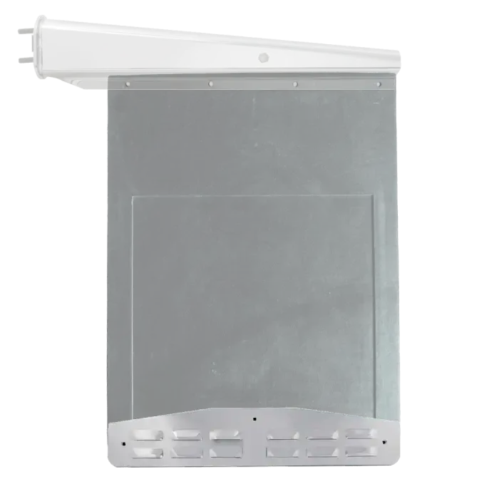 Fortpro 24 X 4 Chrome Mud Flap Bottom Plate(Louver)