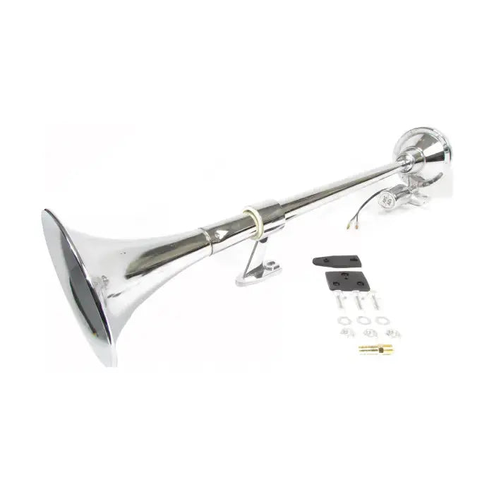 Fortpro 25 Long Round Air Horn 12-24 volts | F224766 -