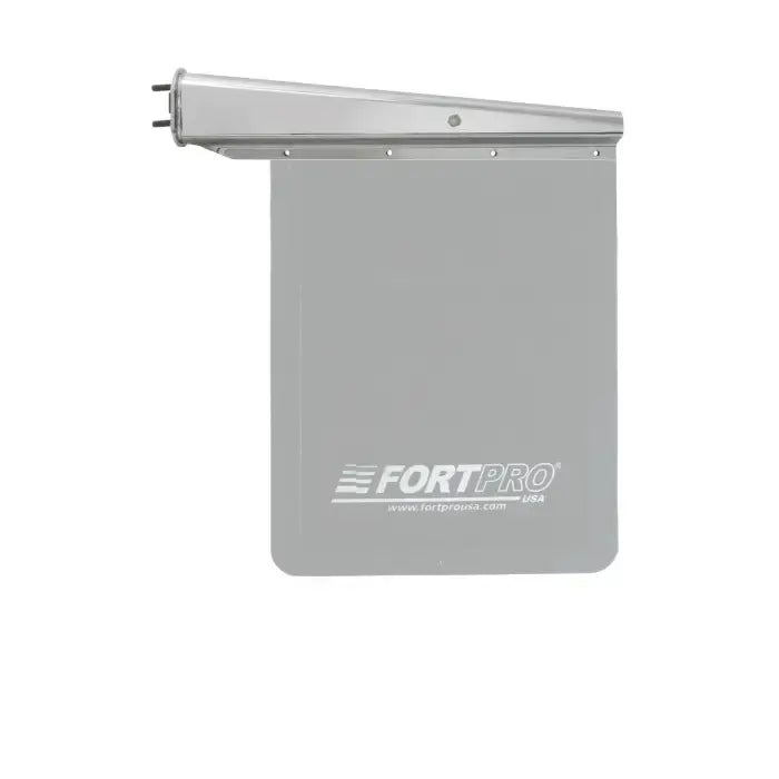 Fortpro 30 Chrome Spring Loaded Mud Flap Hanger Pair - 2.5
