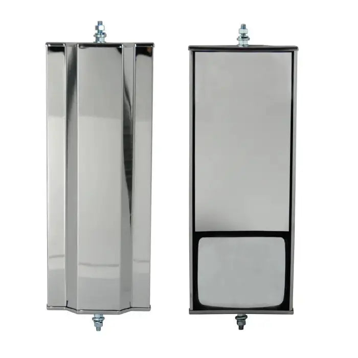 Fortpro 6 1/2 x 16 Stainless Steel West Coast Mirror Head