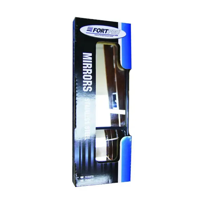 Fortpro 6 1/2 x 16 Stainless Steel West Coast Mirror Head