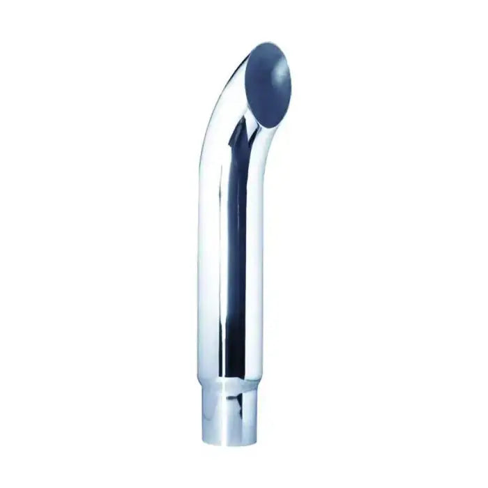 Fortpro 6x48 Curved Chrome Exhaust Stack Pipe Reduced to 5