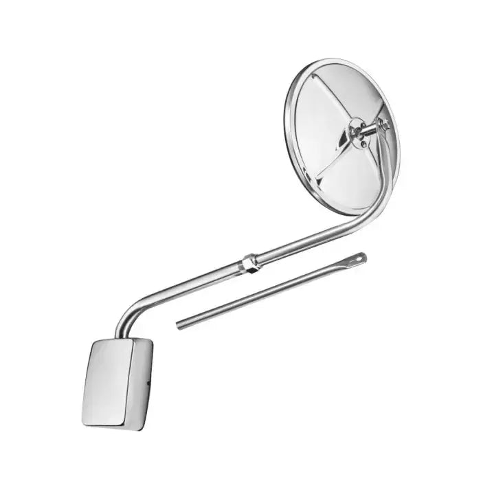Fortpro 8 1/2 Semi Bubble Convex Mirror with Stainless Steel