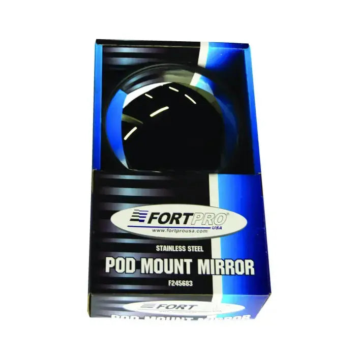 Fortpro 8 1/2 Semi Bubble Convex Mirror with Stainless Steel