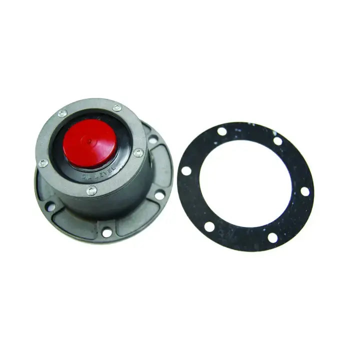 Fortpro Aluminum Steer Axle Hub Cap w/ 6 Holes and Gasket