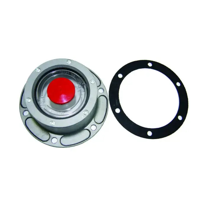 Fortpro Aluminum Trailer Axle Hub Cap w/ 6 Holes and Gasket
