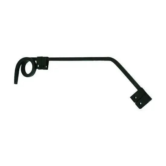 Fortpro Black Angled Spring Steel Mud Flap Hanger - 1 Coil
