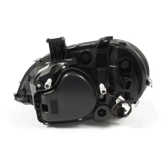 Fortpro Black Housing Projector Headlight with LED Light Bar