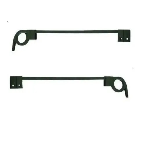 Fortpro Black Straight Spring Steel Mud Flap Hanger - 1 Coil