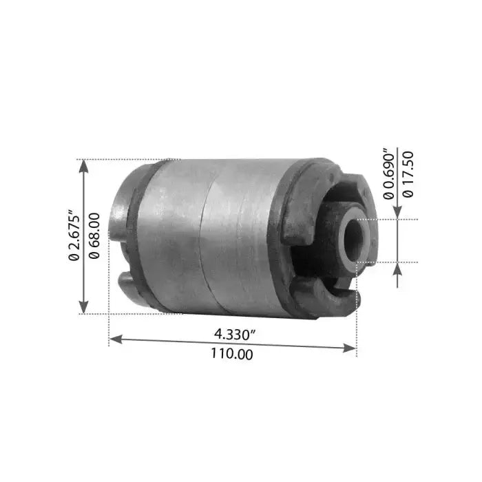 Fortpro Cabin Mount Bush Compatible with Volvo VHD VN