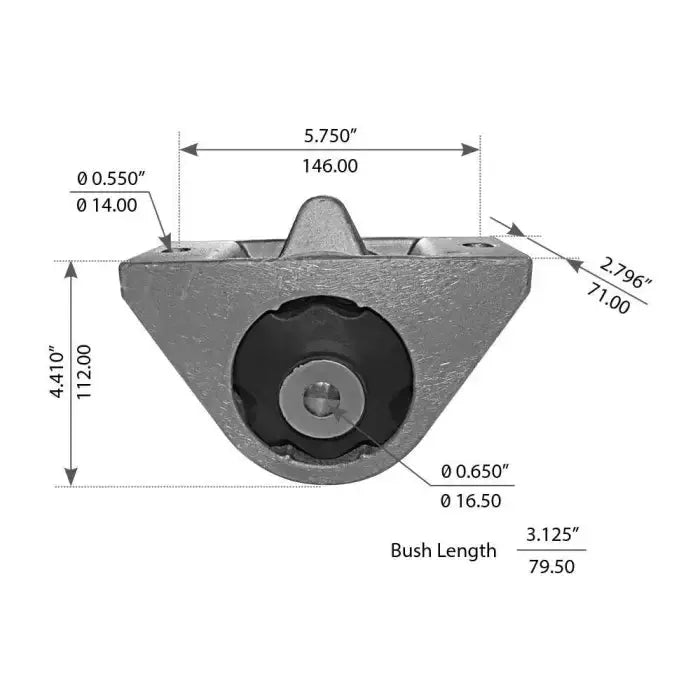 Fortpro Cabin Mount Compatible with Freightliner Century