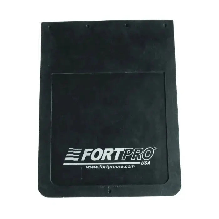 Mud Flap Black With Fortpro White Lettering - Accessories