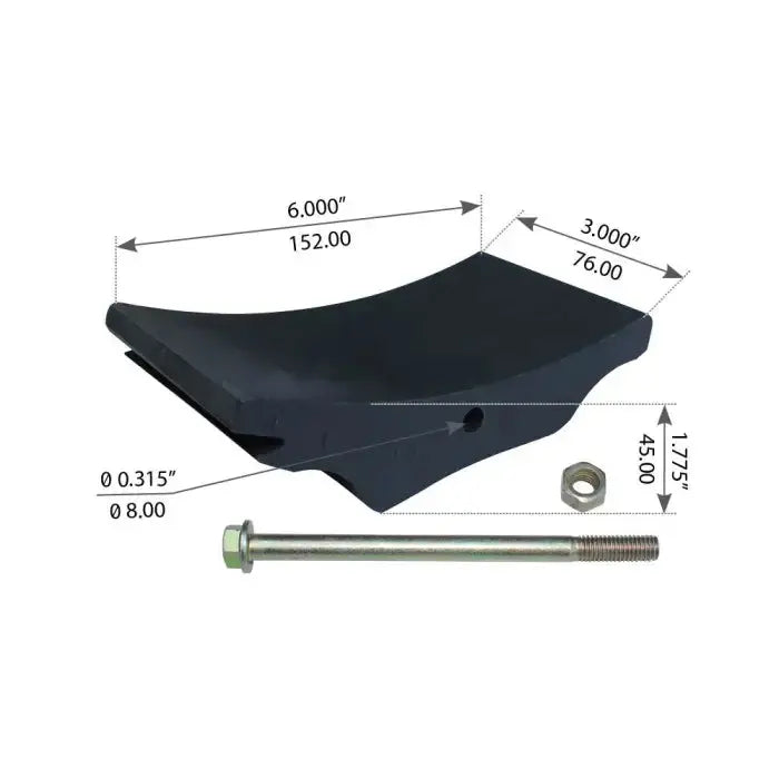 Fortpro Insulator Pad Compatible with Volvo Rear Corporate