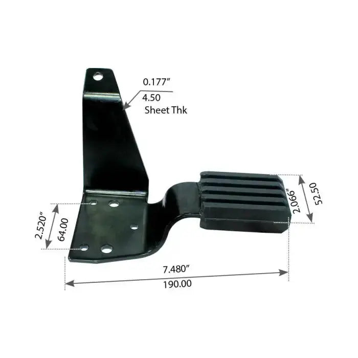 Fortpro Left Hood Bracket Compatible with Mack CH CL Series