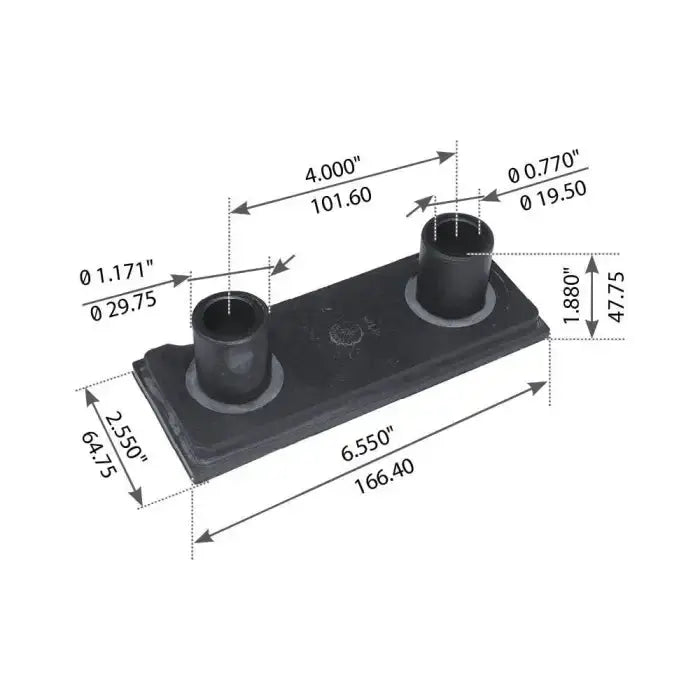 Fortpro Lower Engine Mount Compatible with Freightliner