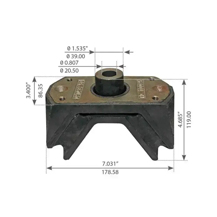 Fortpro Motor Mount Compatible with International-Navistar