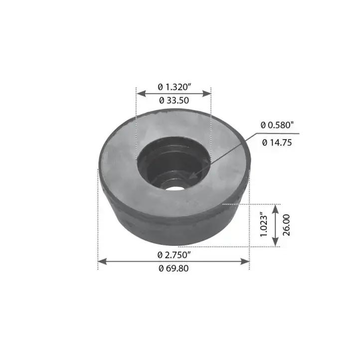 Fortpro Motor Mount Compatible with Volvo Heavy Duty Trucks