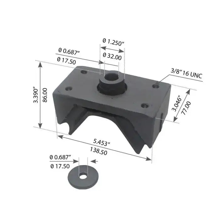 Fortpro Rear Motor Mount Compatible