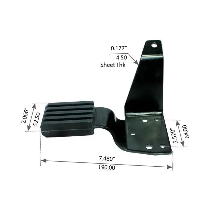Fortpro Right Hood Bracket Compatible with Mack CH CL Series