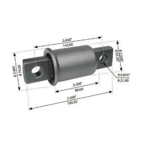 Fortpro Spring Eye Bush Compatible with Freightliner