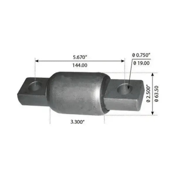 Fortpro Spring Eye Bush Compatible with Freightliner Rear