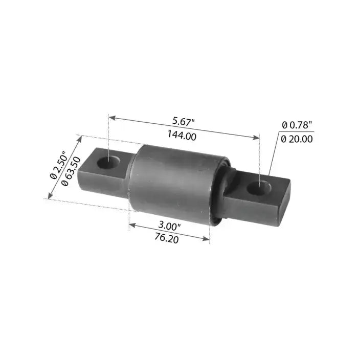 Fortpro Spring Eye Bush Compatible with Freightliner Rear