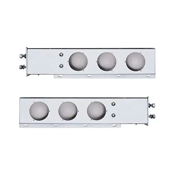 Fortpro Spring Loaded Mud Flap Hanger Light Bar with Round