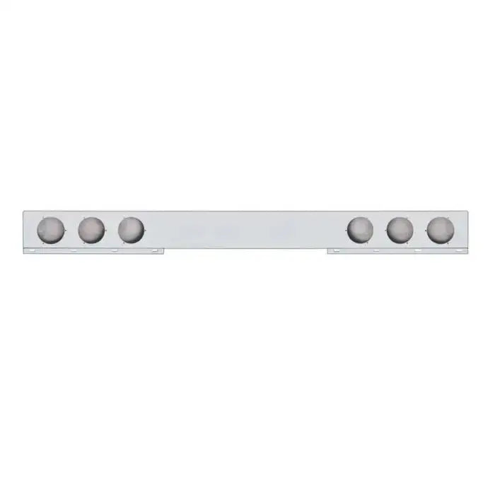 Fortpro Stainless Steel Trailer Rear Light Bar with Six 4