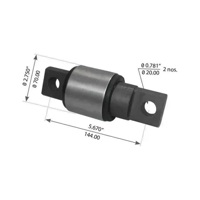 Fortpro Torque Rod Bush | Offset Straddle | Compatible
