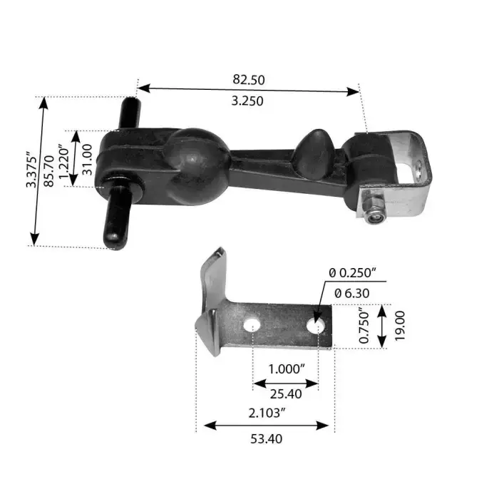 Hood Latch Assembly For Freightliner - (23505 HLK1002) -
