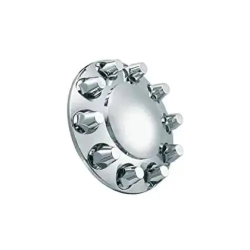 Fortpro Semi Truck Chrome Axle Wheel Cover Combo Kit w/ 33mm