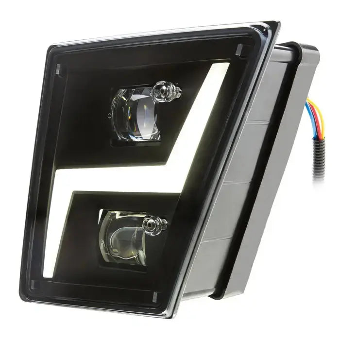 Fortpro Black Fog LED Lights Compatible with Volvo VNL -