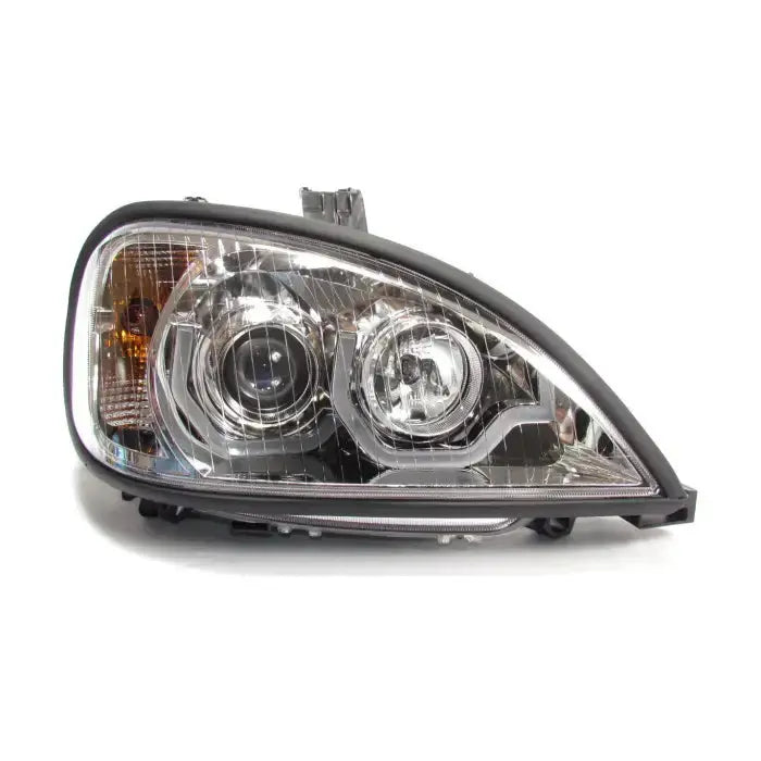 Fortpro Projector Headlight For Freightliner Columbia Chrome