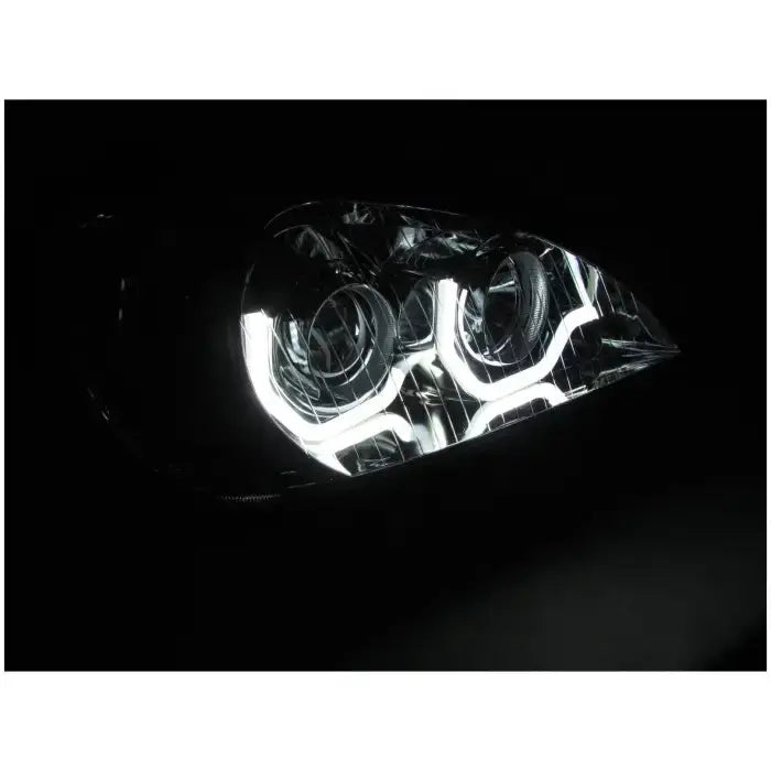 Fortpro Projector Headlight For Freightliner Columbia Chrome