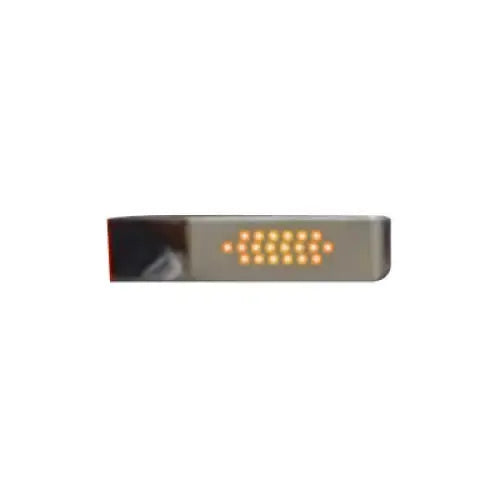 Peterbilt 379 Blinker Bar Small SS (One Light) 3 Lines -