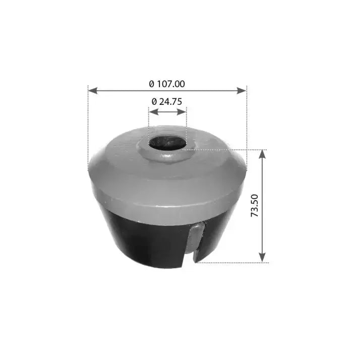 Rear Bushing Compatible with Volvo B/T/FH12/FH16 & Mack M