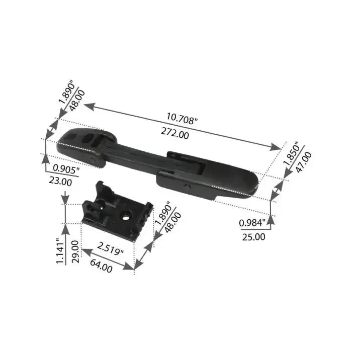 Right Hand Hood Latch Kit For Mack CH/CHN/CXN/CV -