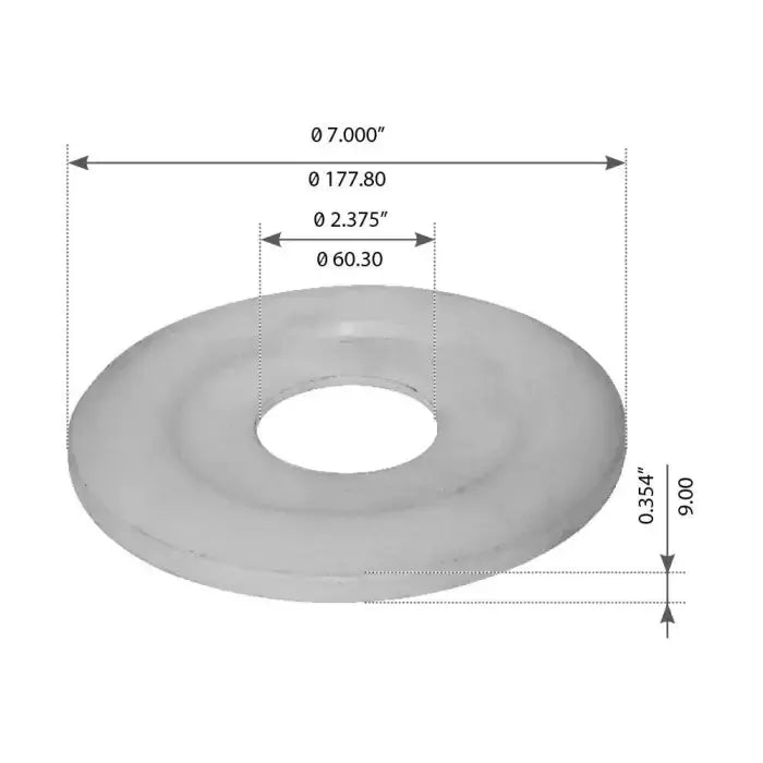 Wear Pad Beam End Bushing For Hendrickson - (B21099) -