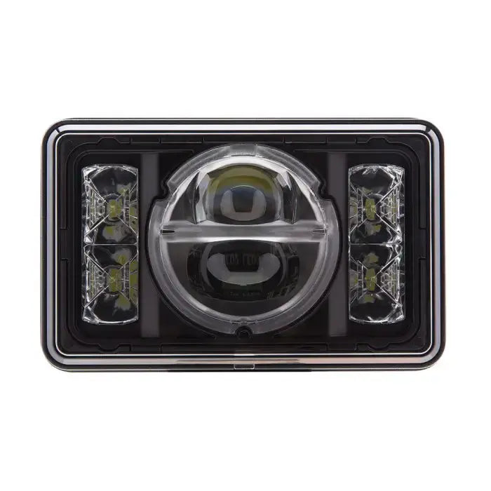 Fortpro 4x6 LED - Black Headlight Hi-Lo Beam Compatible