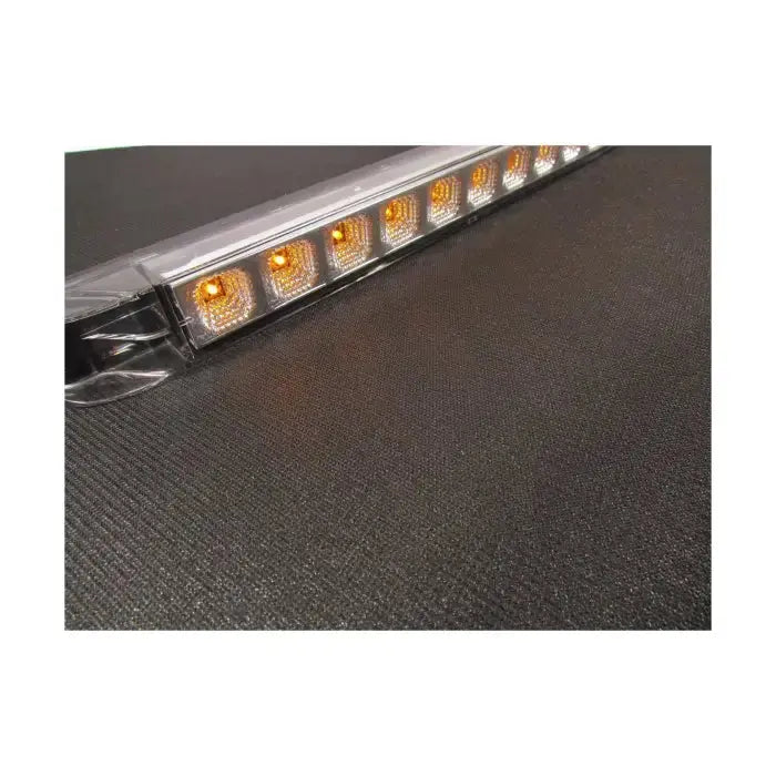 11 Led Light Bar Inner Chrome Reflector - Clear - Amber |