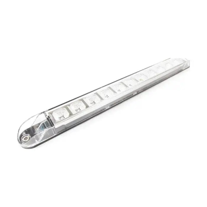 11 Led Light Bar Inner Chrome Reflector - Clear - Red |