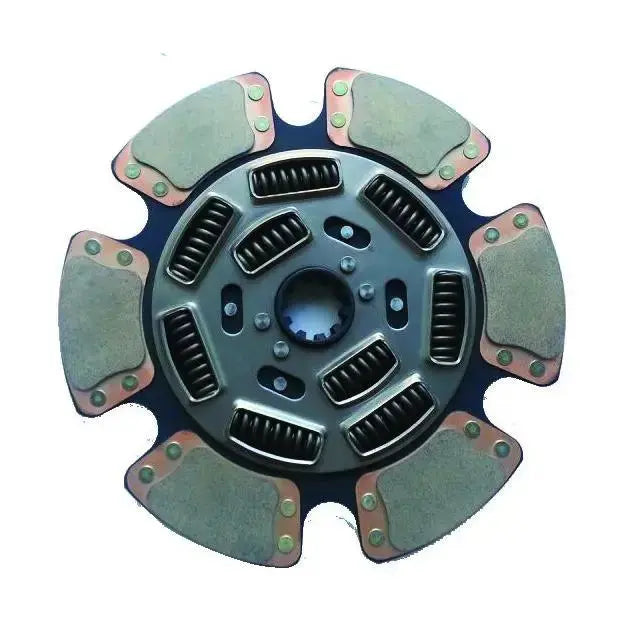 15 x 1/2in Clutch Disc With 2x10in Spline & 6 Springs -